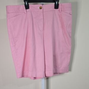 Talbots Pink Bermuda Shorts‎ Classic Knee-Length Design Ladies Sz 16